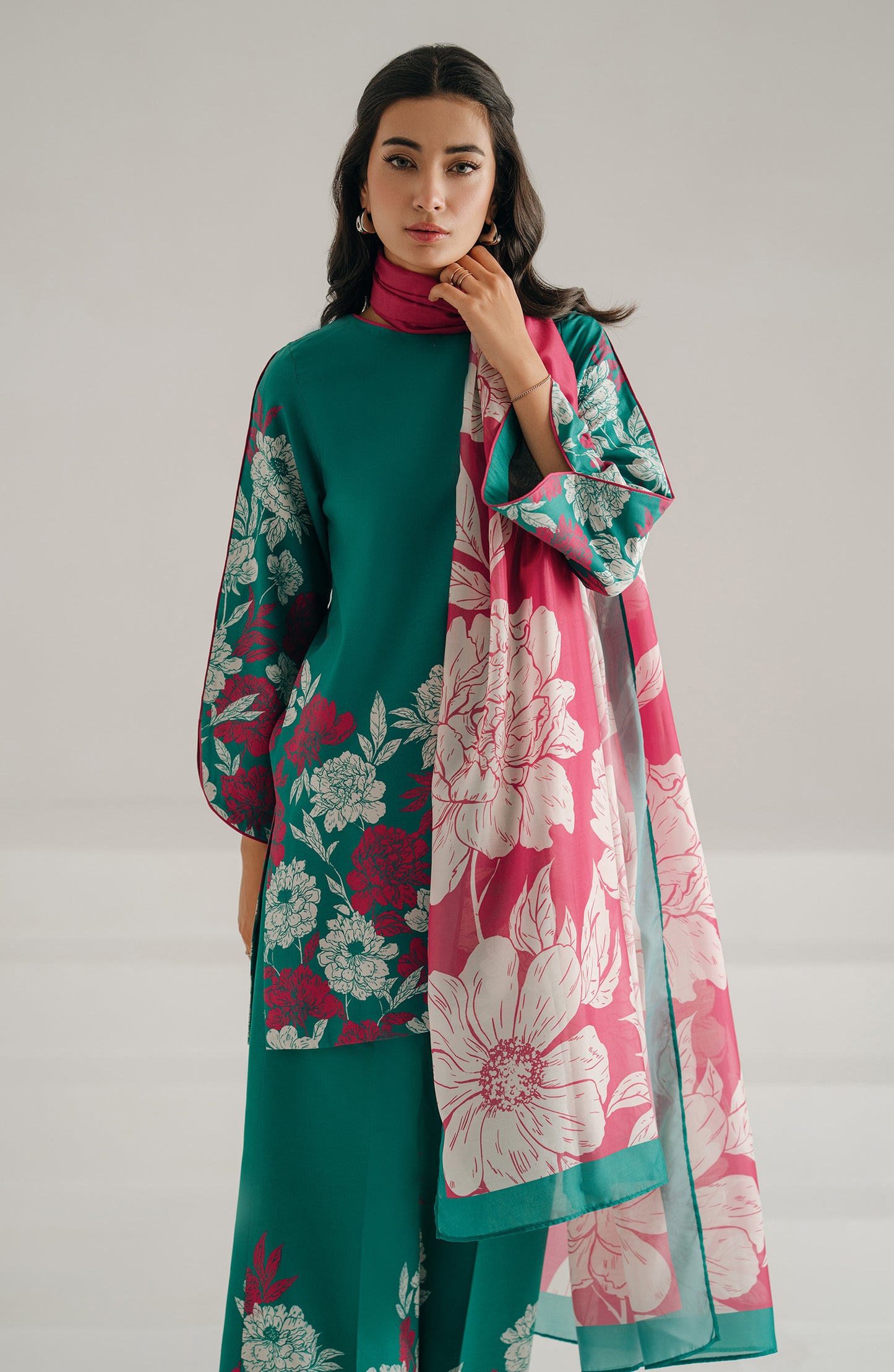 Luxury silk dupatta for women
