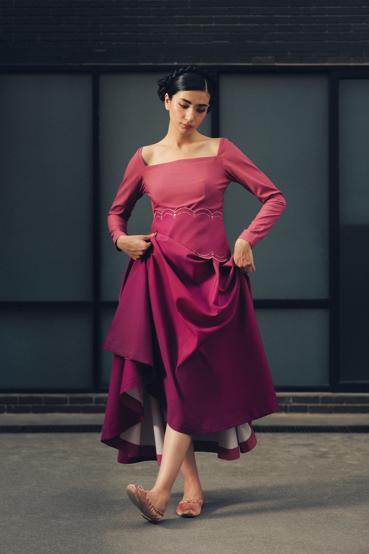 Fuchsia Hem