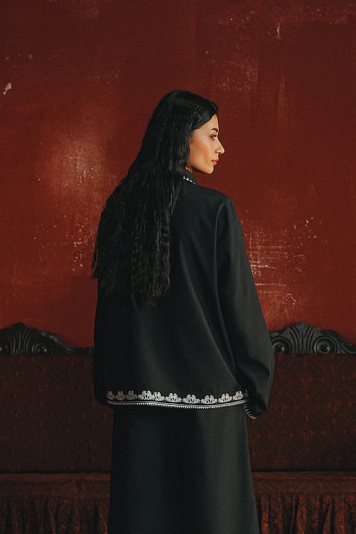 Monochrome Flora Shirt