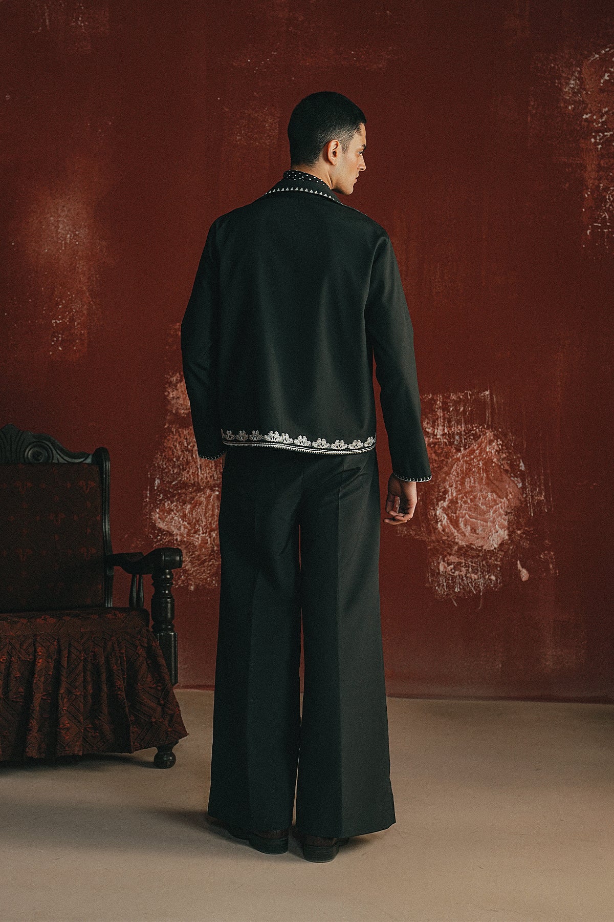 Monochrome Flora Shirt